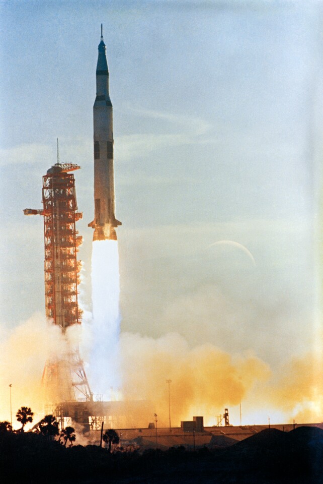 Lift off of Apollo 8 (Image: NASA)