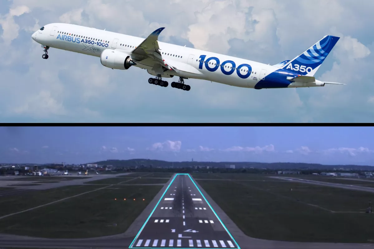 The Airbus ATTOL project fitted an A350-1000 with a fully self-contained, vision-based autonomous flight system capable of handling taxiing, take-offs and landings