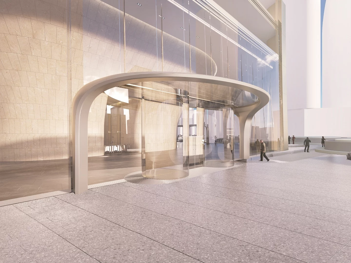 "The Hangzhou Wangchao Center’s distinctive silhouette derives its form from an integrated design process that solves programmatic, structural, and environmental criteria," says SOM Design Partner Gary Haney