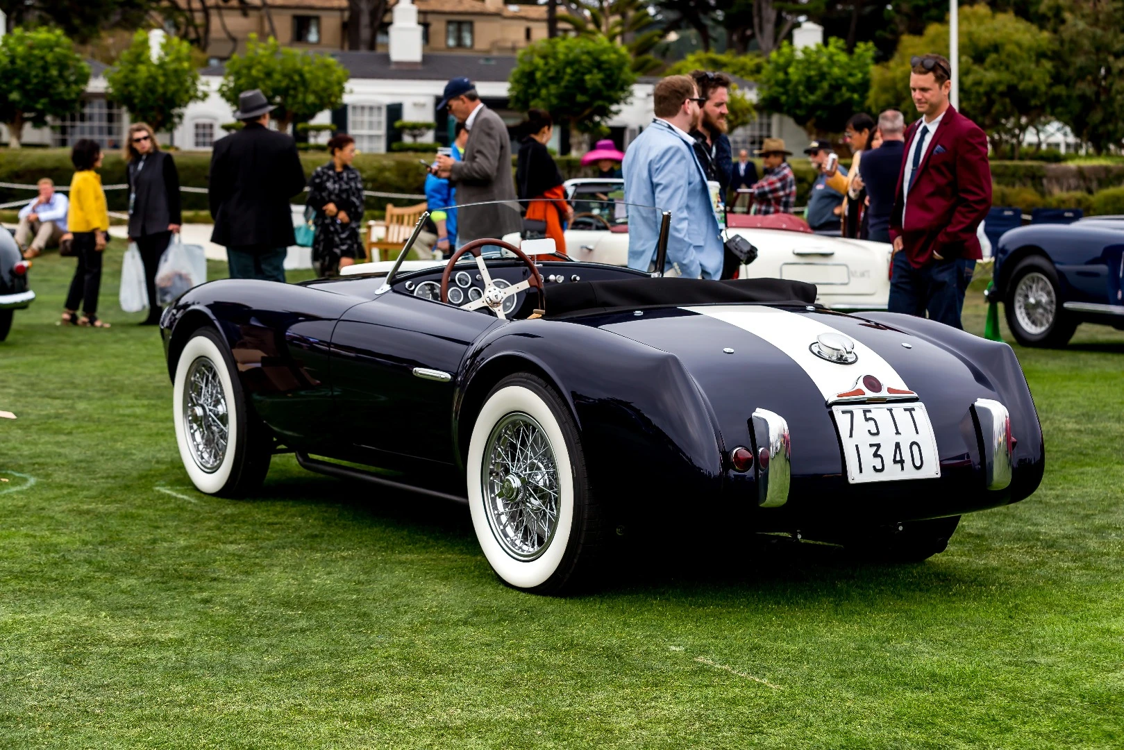 1954 Siata 208S Motto Spyder from the rear