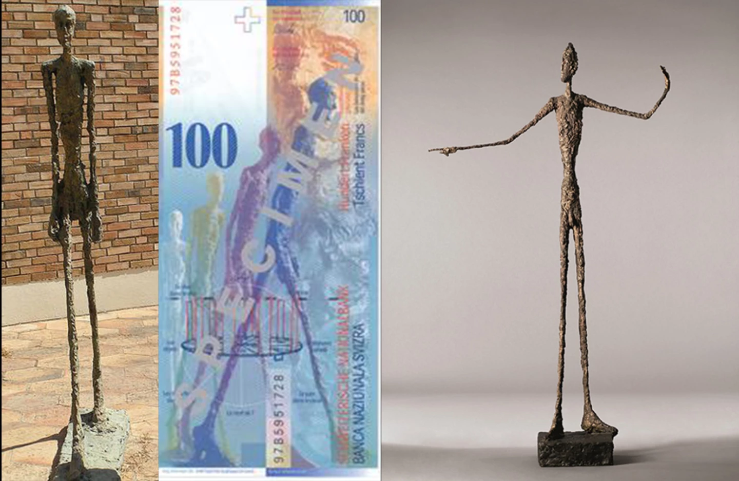 The most expensive sculpture ever sold at auction the work of Alberto Giacometti (1901-1966) as is the second. In May 2015 Christies sold L'homme au doigt for US$141,285,000 to become the most expensive sculpture in history, eclipsing L'Homme qui marche I which sold for £65,001,250 (US$102,006,465) at Sotheby's in February 2010.