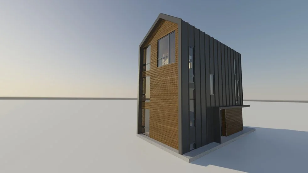 The Eco-Pak home's extended framework can be assembled with no special tools, equipment or skills required.
