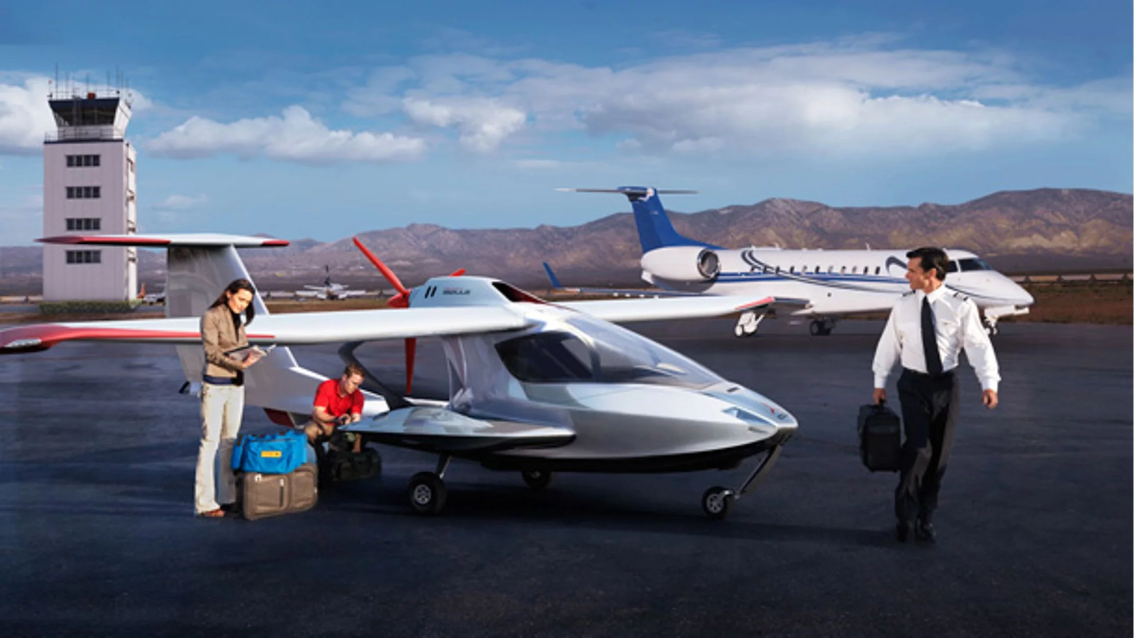 The ICON A5 has a step module