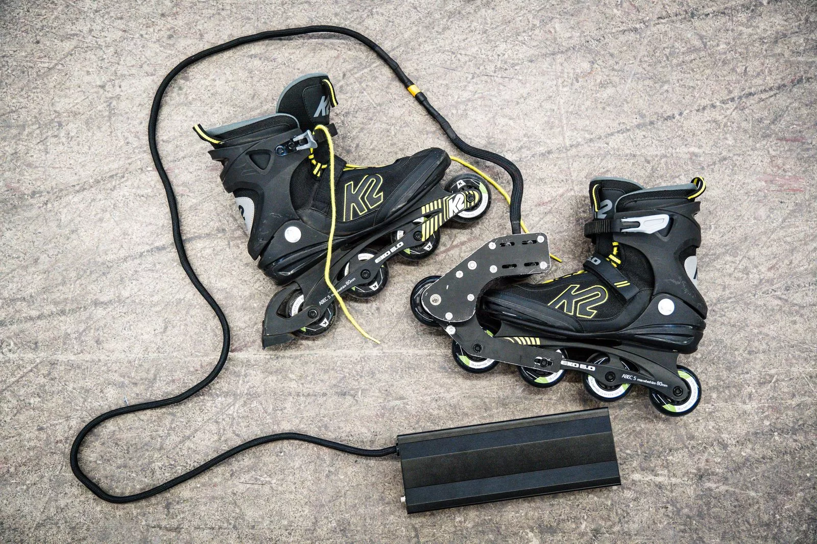 The Blade Booster system, minus the remote