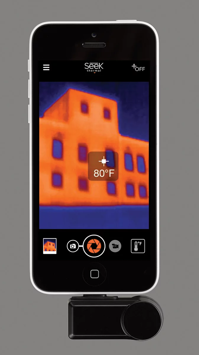 The Seek Thermal app
