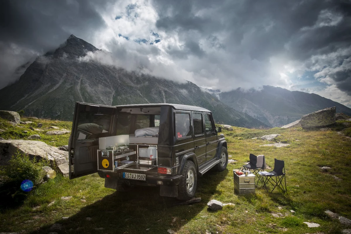 The G-Class is more rugged than other vehicles Ququq has served in the past, laying way for deeper, more adventurous camping trips