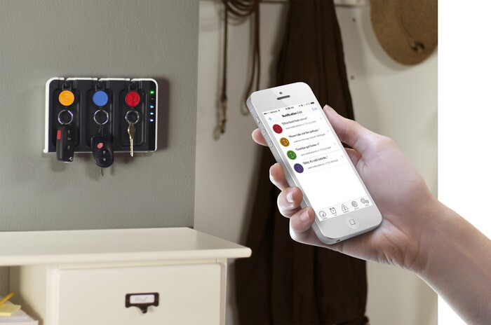 An app controls the system