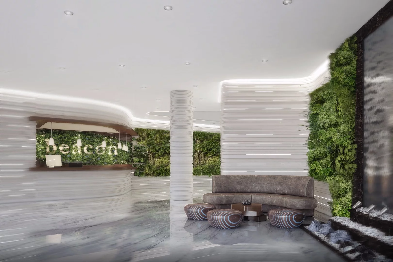 Residents at the Beacon will benefit from a reception area with a concierge