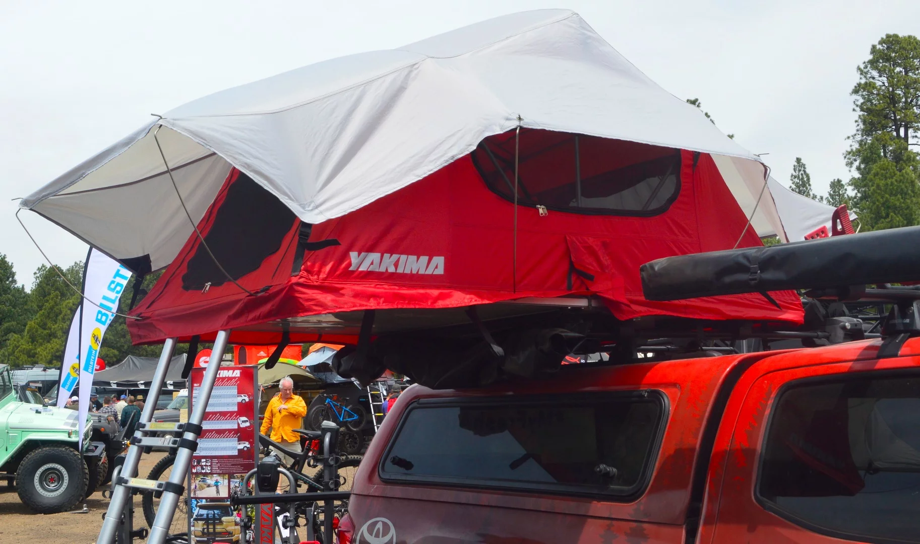 Roof rack giant Yakima shows its SkyRise roof-top tent