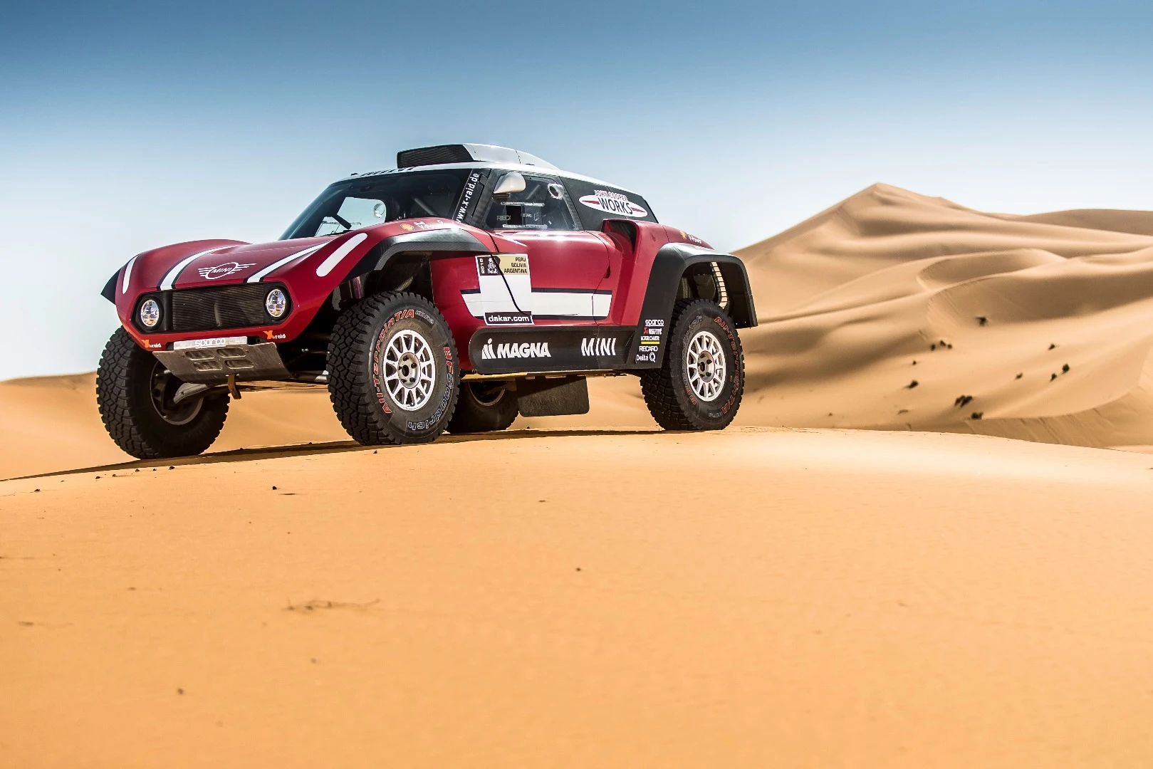 The new Mini John Cooper Works Buggy Dakar car