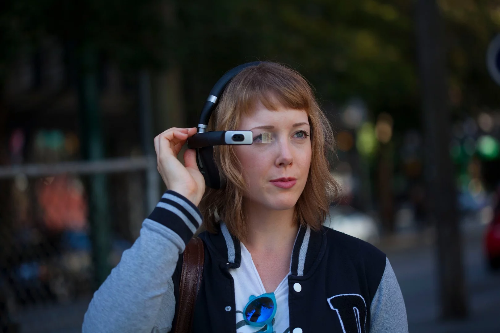 The Ora-X lets users experience a full-color visual overlay that does not obstruct normal vision