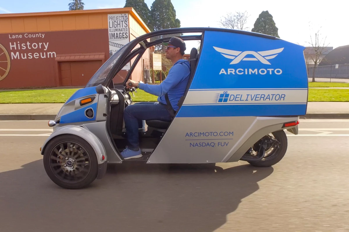 Carry It Forward will use Arcimoto's newest Deliverator to transport emergency supplies to unhoused communities in Eugene and Springfield