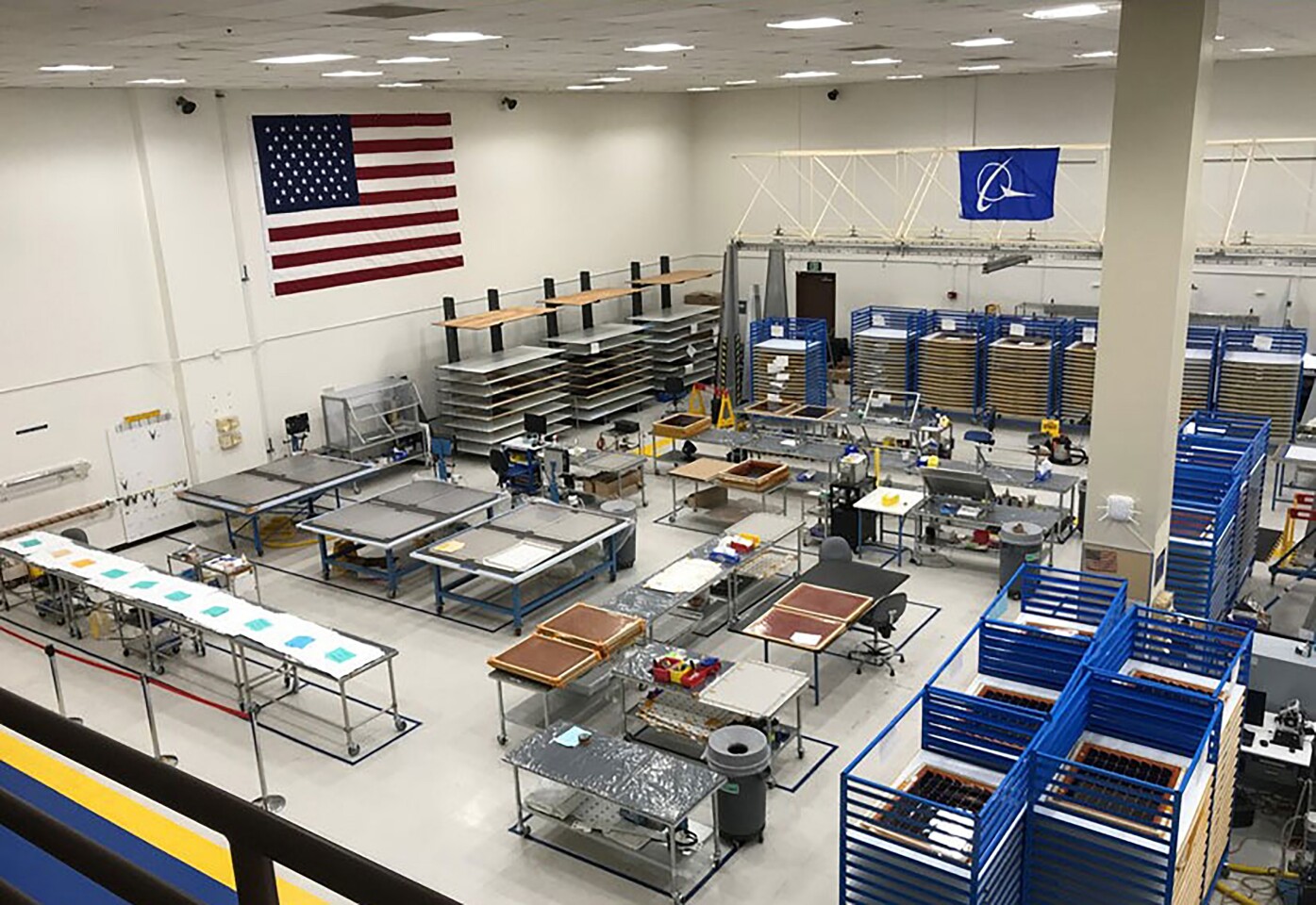The Spectrolab, where the solar array blankets are being assembled