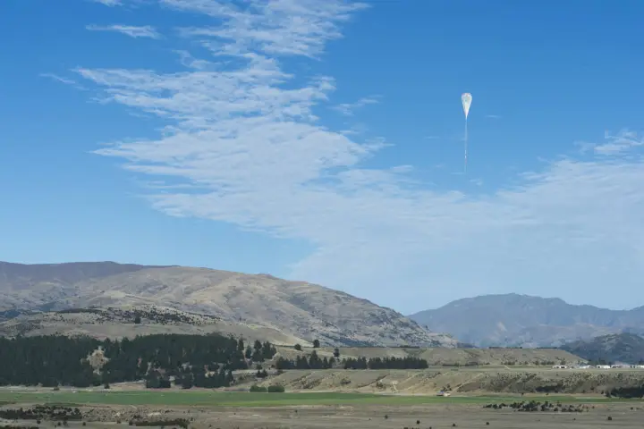 The Super Pressure Balloon launches from Wanaka, New Zealand earlier this year