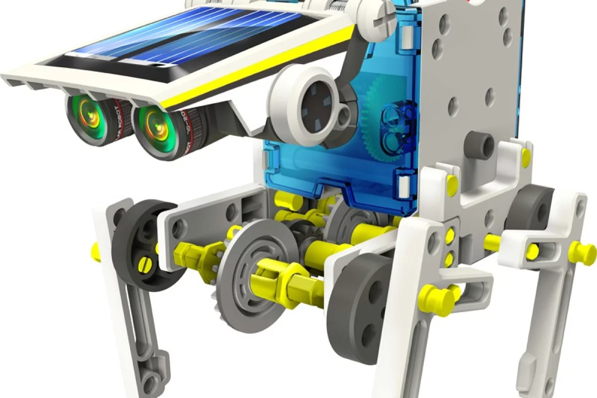 Quadru-bot is just one of the kit's 14 forms