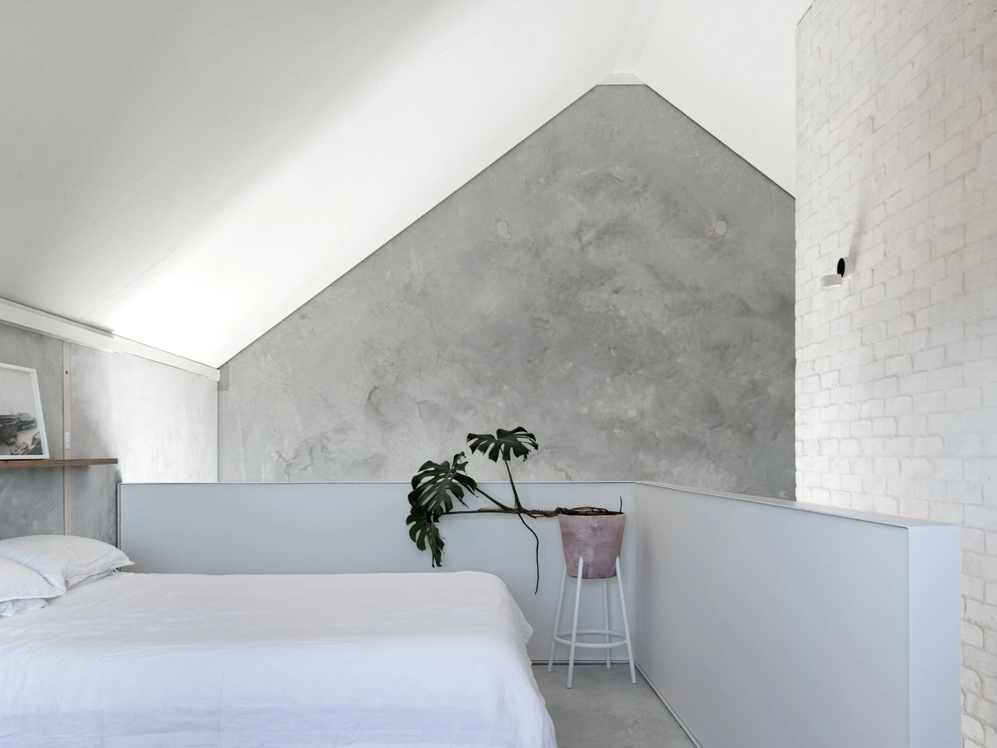 The home boasts a clever floorplan, which eliminates the need for doors and in some cases walls