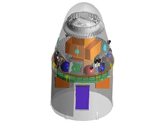 The Dragon configuration is based on the Apollo design (Image: SpaceX)