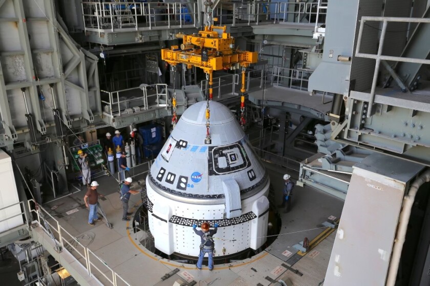 Many people will be watching Starliner closely during its Monday launch. Credit: Boeing