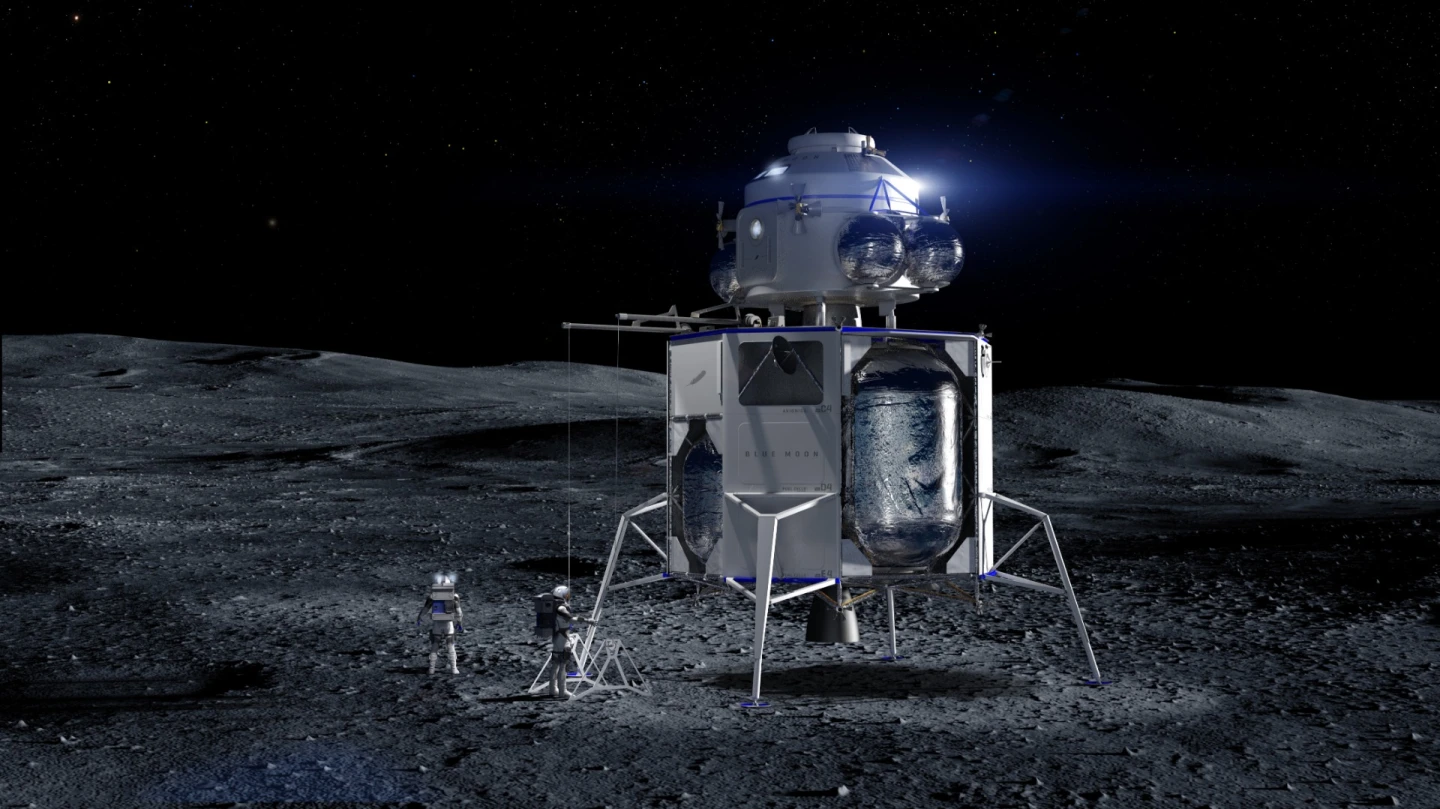 The Blue Moon is designed for a permanent human presence on the Moon