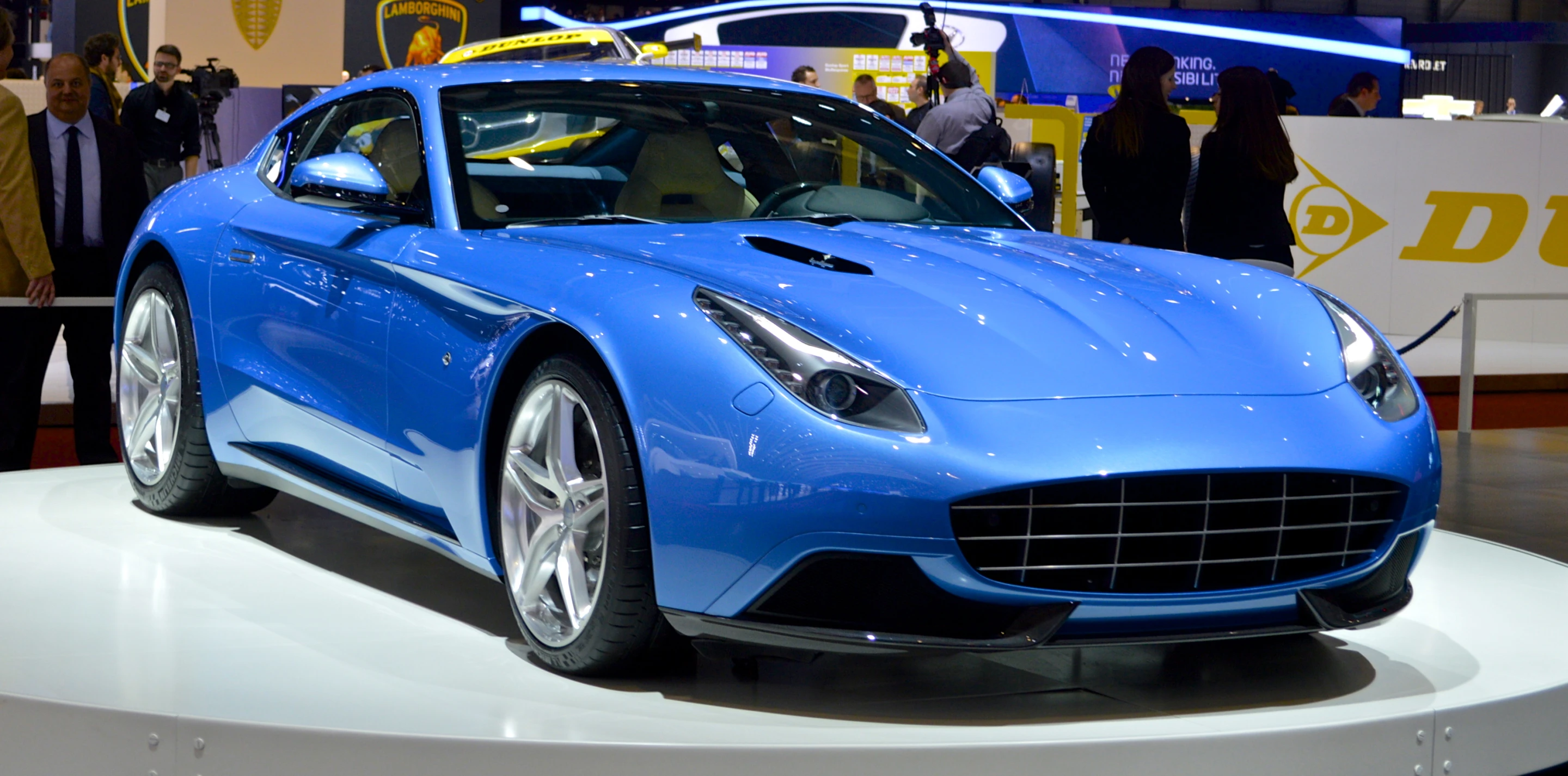 The front 3/4 view shows the wonderful proportions of the Touring's Berlinetta Lusso(Photo: C.C. Weiss/Gizmag.com)