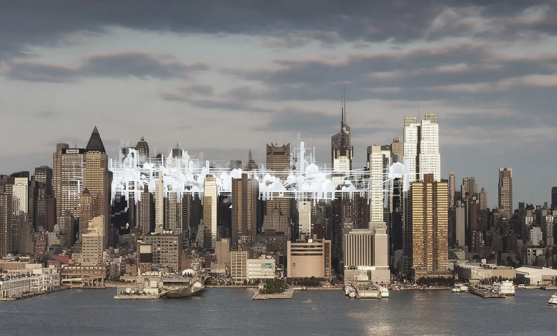 Honorable Mention in the 2018 eVolo Skyscraper competition: Community as a Cloud by Keon Hee Lee, Dong Hyun Kim, Elicia Jiwoo Eom from Australia and South Korea