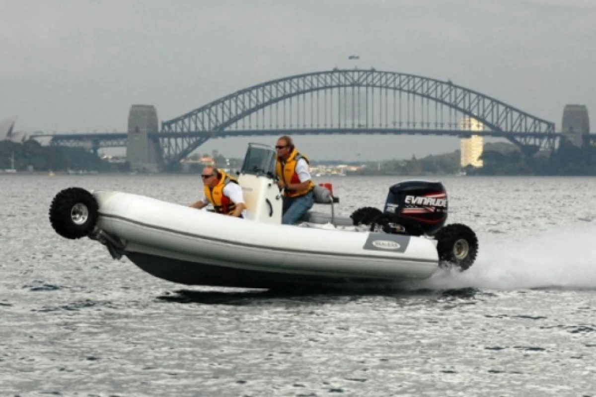 Sealegs amphibious on-water record