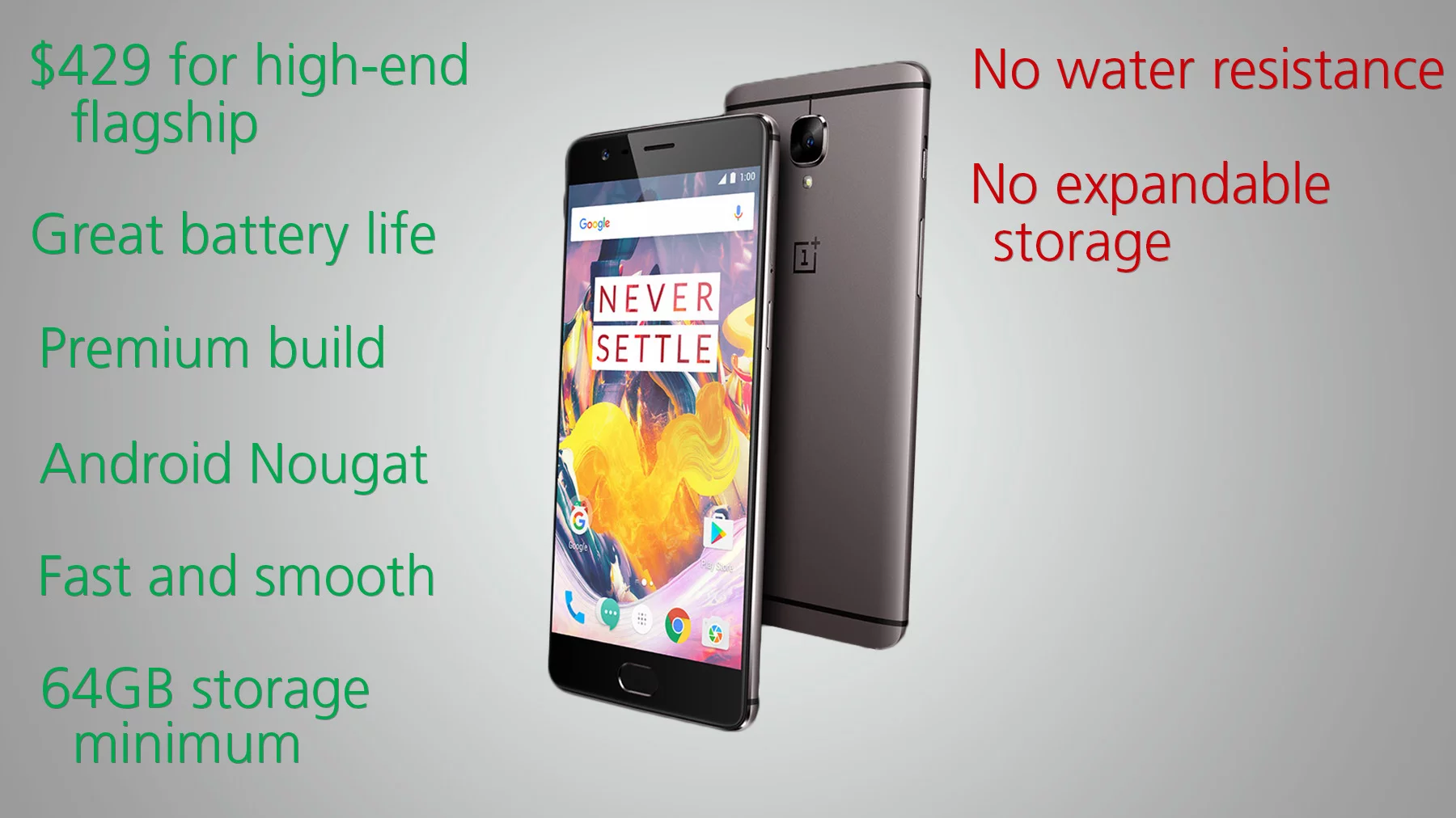 Pros and cons of the OnePlus 3T