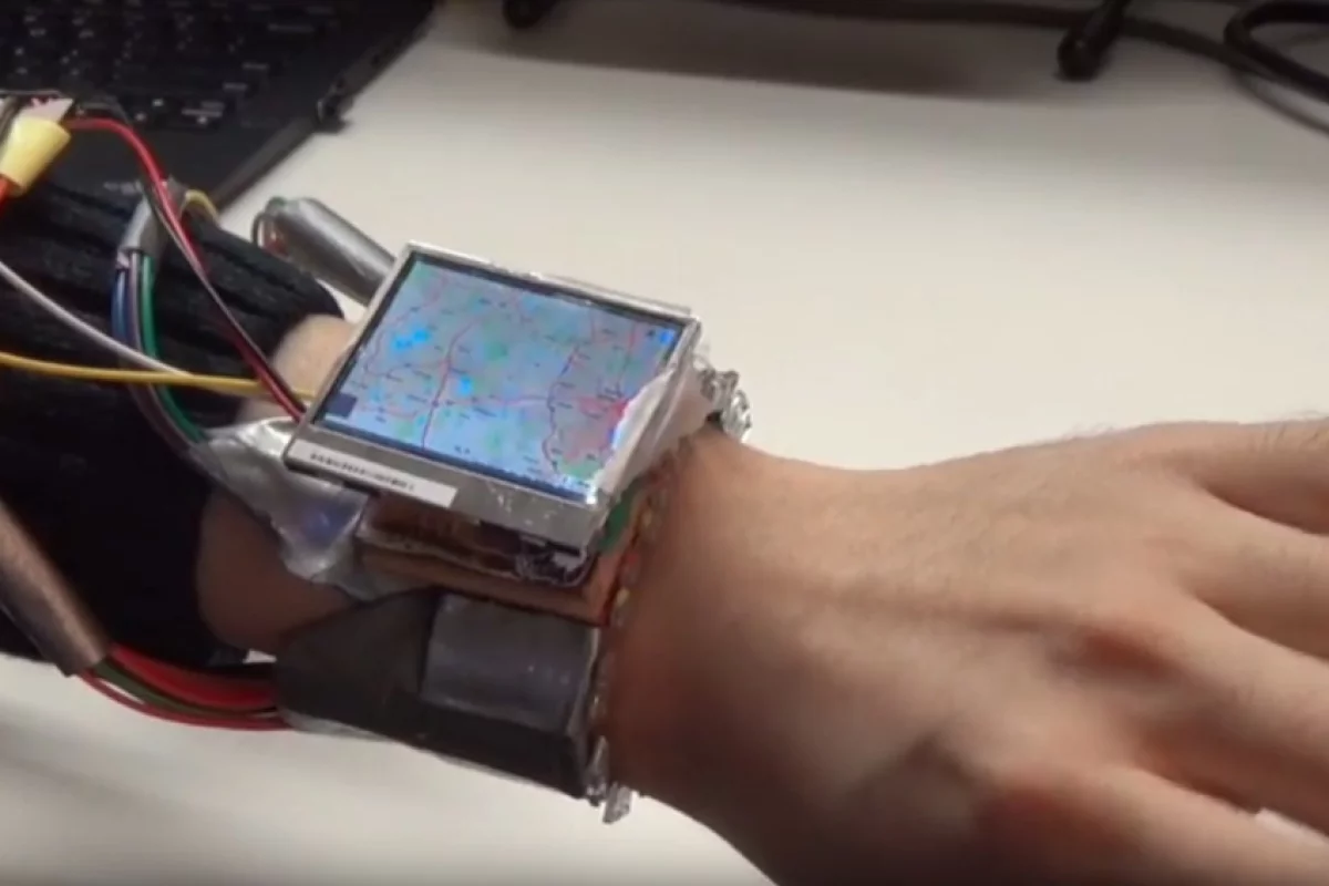 The WristWhirl prototype