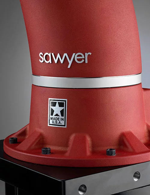 Sawyer has a smaller footprint than Rethink Robotics' Baxter robot (Photo: Cassandra Zampini)