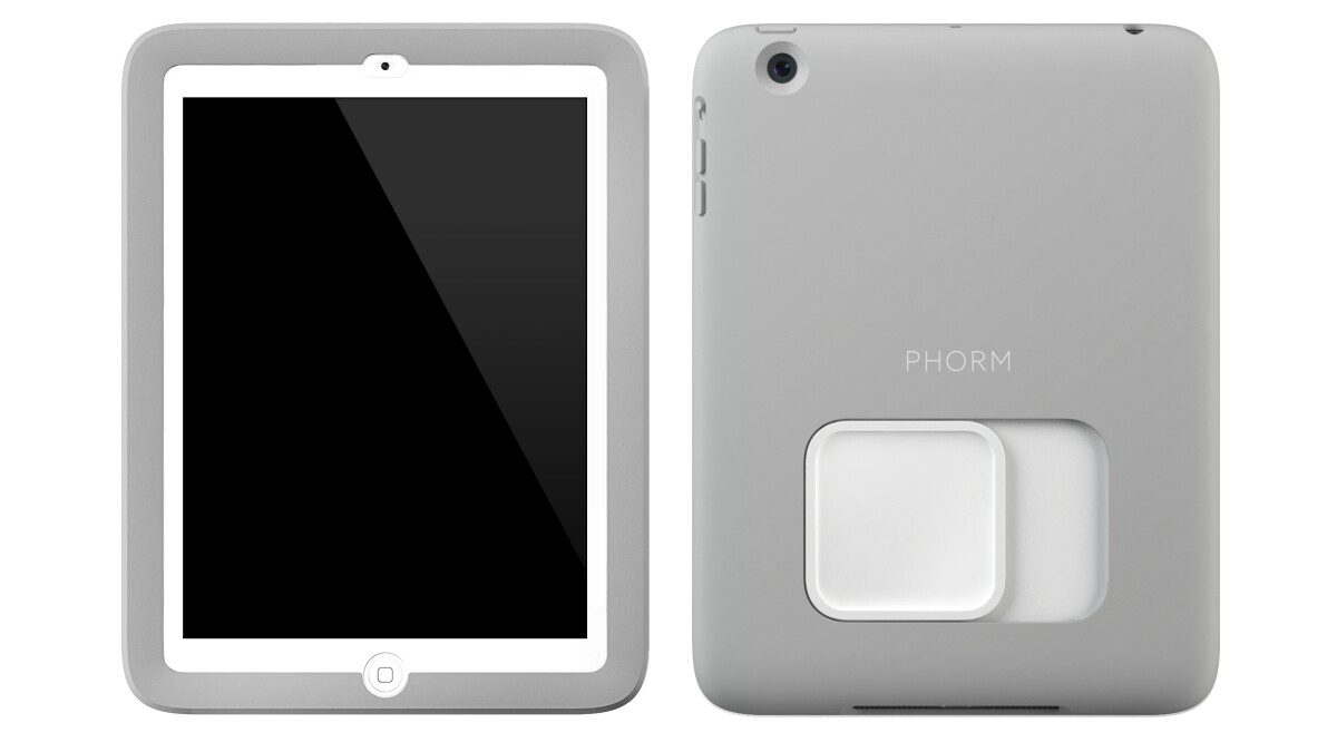 When a user wishes to type, they just move a slider on the back of the case