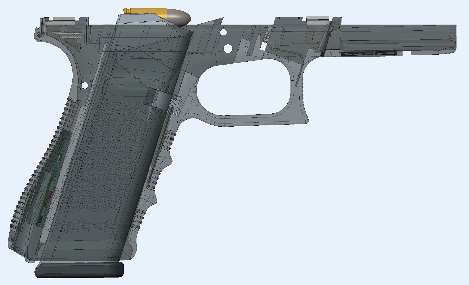 The Yardarm Sensor sends alerts when the firearm is drawn