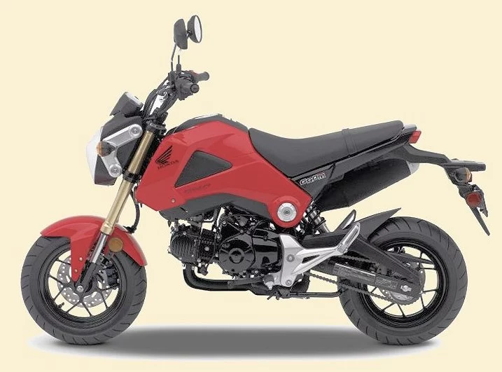 Left side view of Honda's Grom (Photo: Honda Powersports)