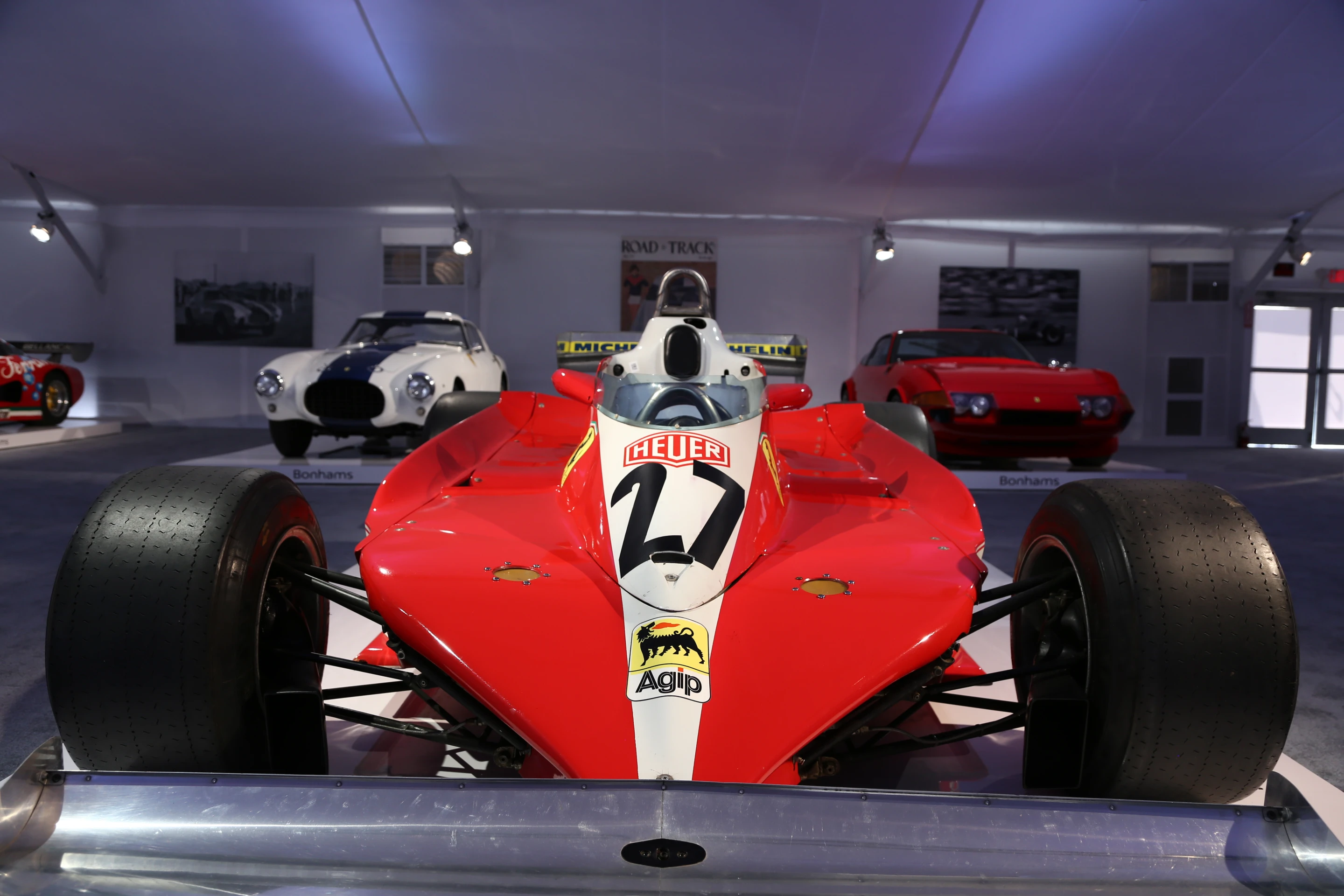 Looking down the nose of the 1978 Ferrari 312 T3 F1 racer (Photo: Angus MacKenzie/Gizmag.com)
