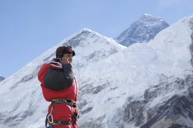 The highest 3G base station is located at an altitude of 5,200 meters and gives locals, trekkers, and climbers access to a mobile phone network wherever on the great mountain they may be