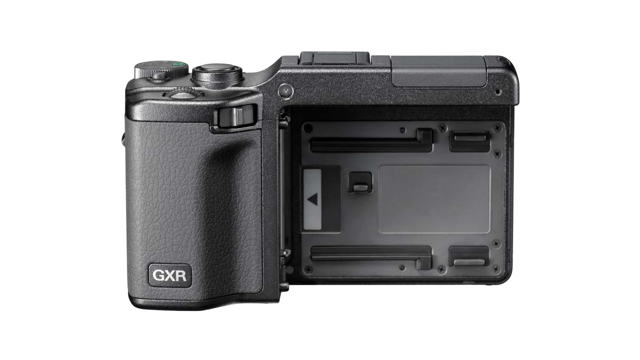 The Ricoh GXR system camera body does not contain the image sensor or processor