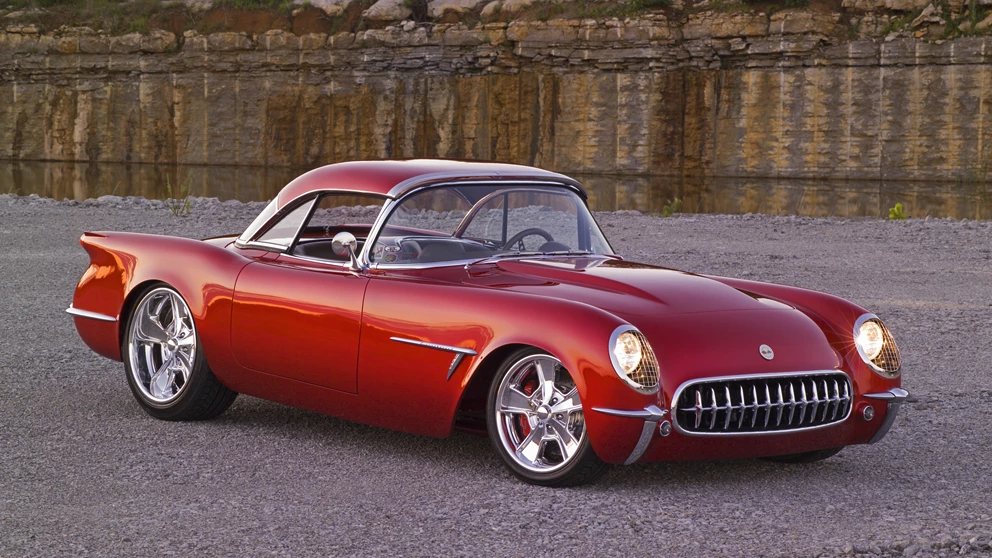 $269,500 | 1954 CHEVROLET CORVETTE CUSTOM CONVERTIBLE "TRANSITIONS"| Auction Link: Barrett-Jackson
