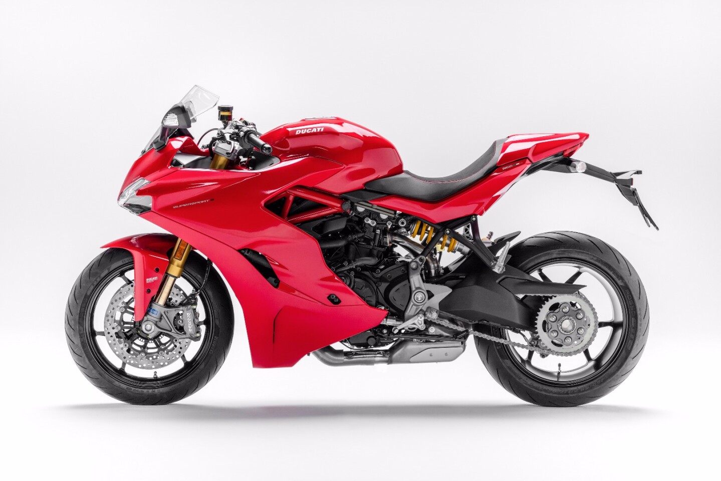 The 2017 SuperSport in Ducati Red color