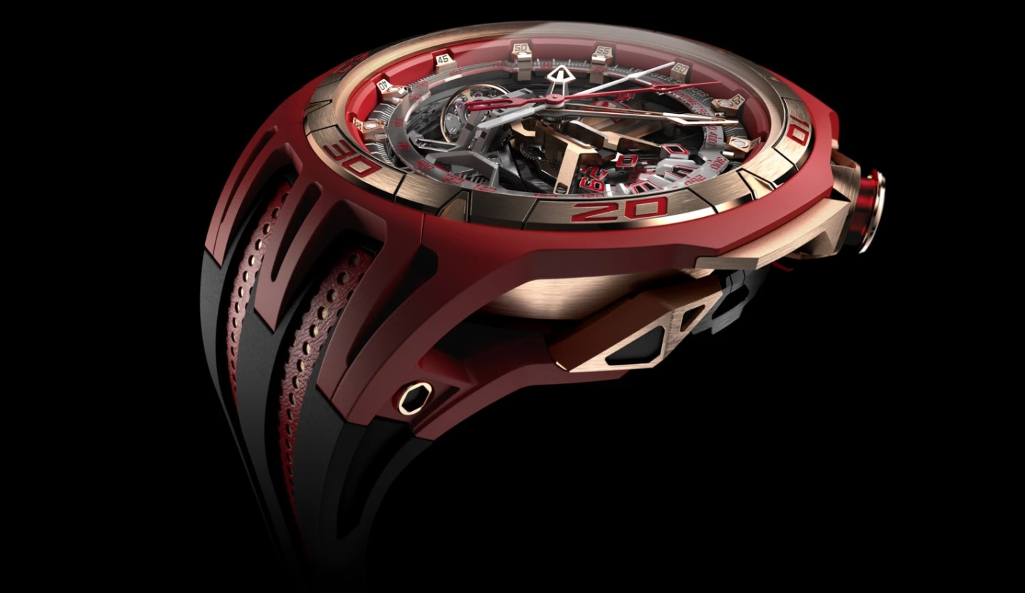 The Monovortex has a special red and pink gold livery