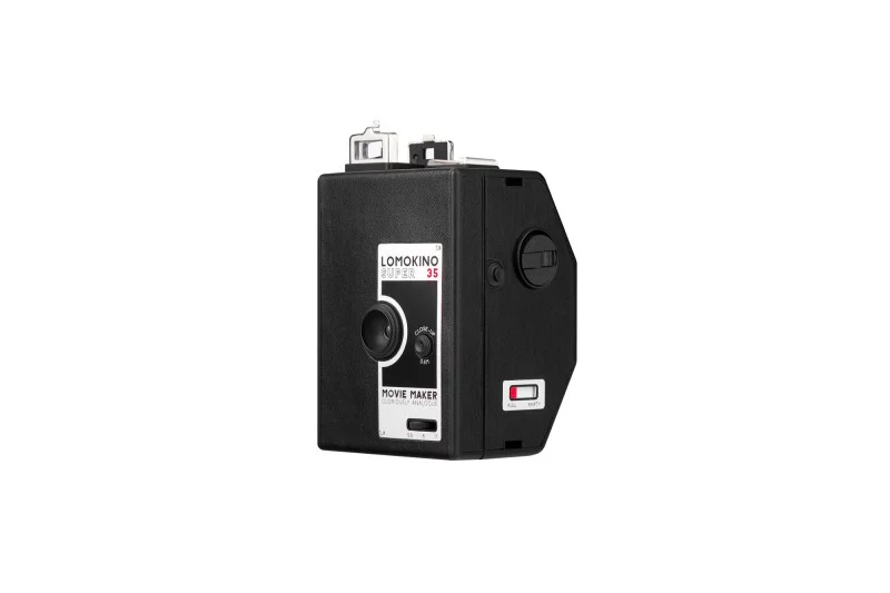 The LomoKino Super 35 Movie Maker lets low-tech film-makers shoot their own 35mm movies, by hand-cranking film through the device
