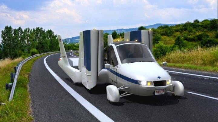 When in ground-travel mode, the Terrafugia Transition will be propelled by a combination of an internal combustion engine and an electric motor