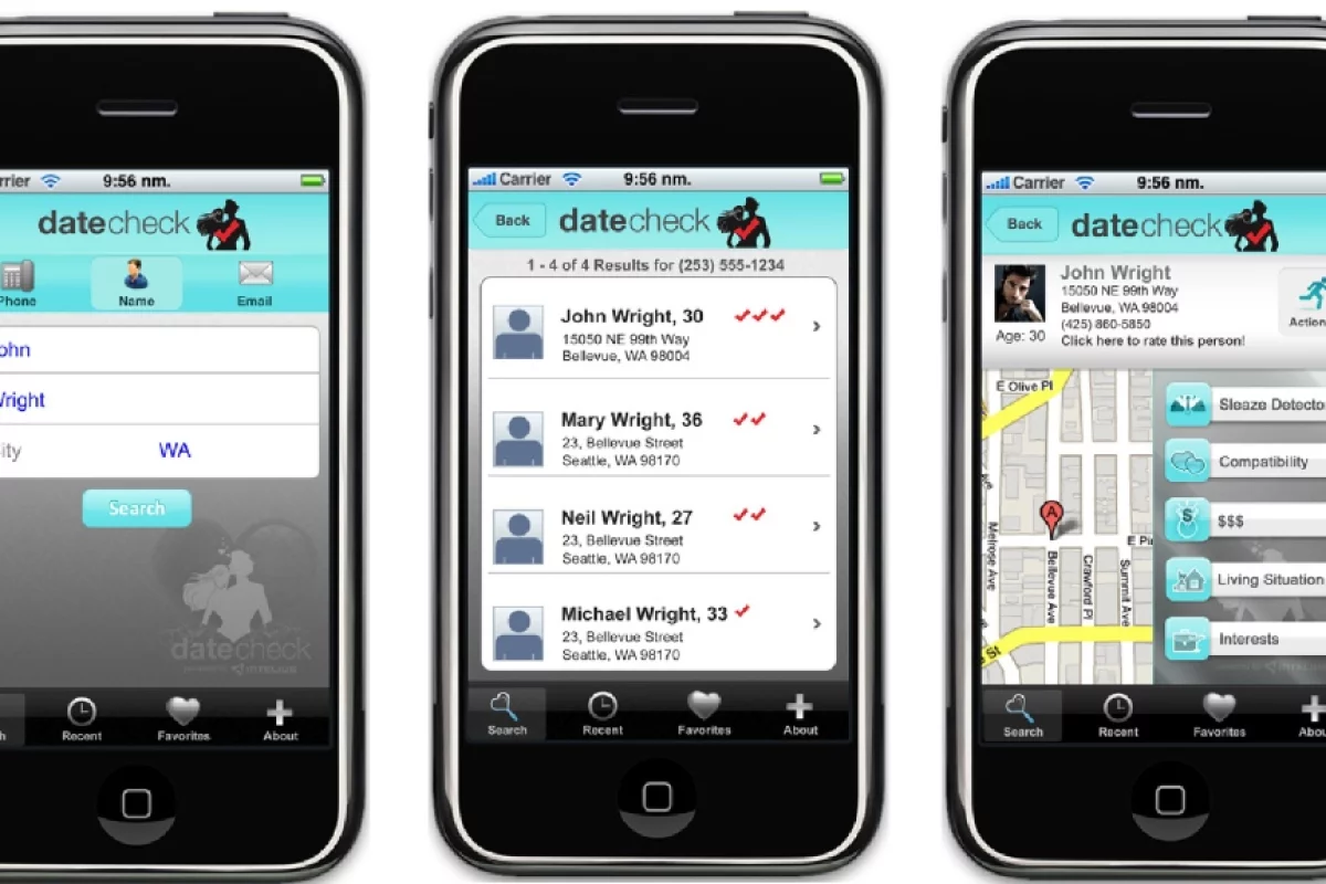 Not sure about the bona fides of the date you just met? Thoroughly check out him or her in minutes with Date Check on your handset