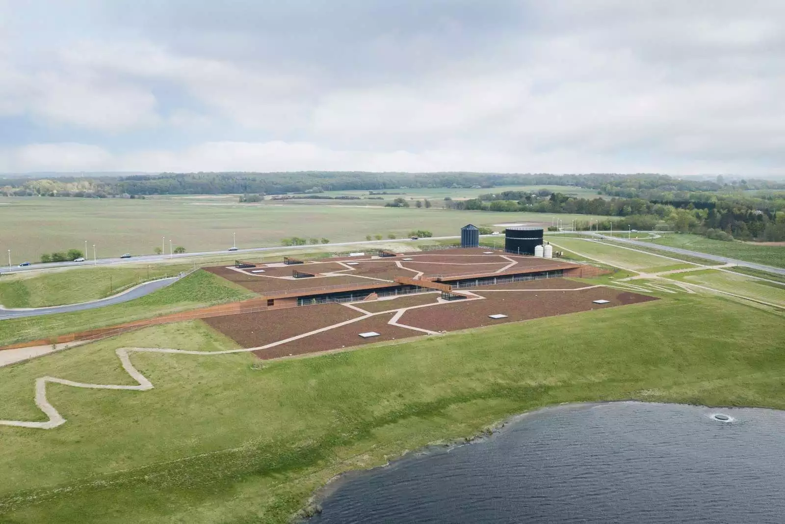 The Solrødgård Water Treatment Plant services the city of Hillerød in northern Zealand, Denmark