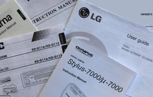 Finding that elusive user manual online