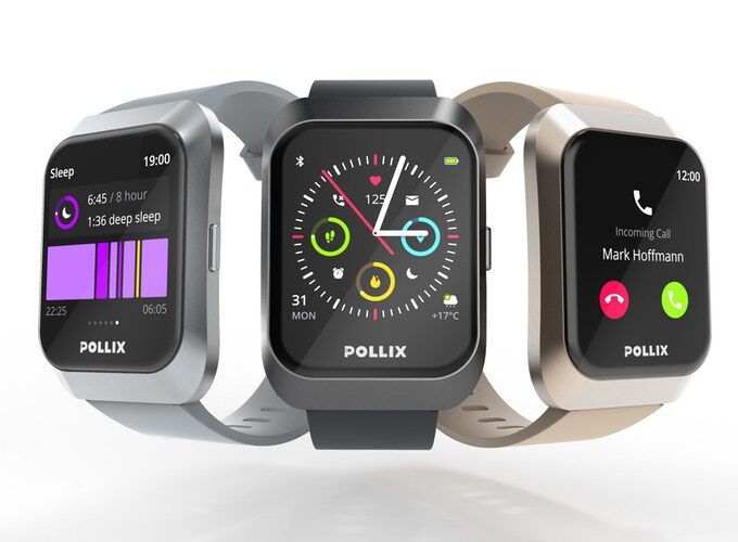 Crafted from aerospace-grade antibacterial aluminum, the Pollix watch promises to be both durable and lightweight