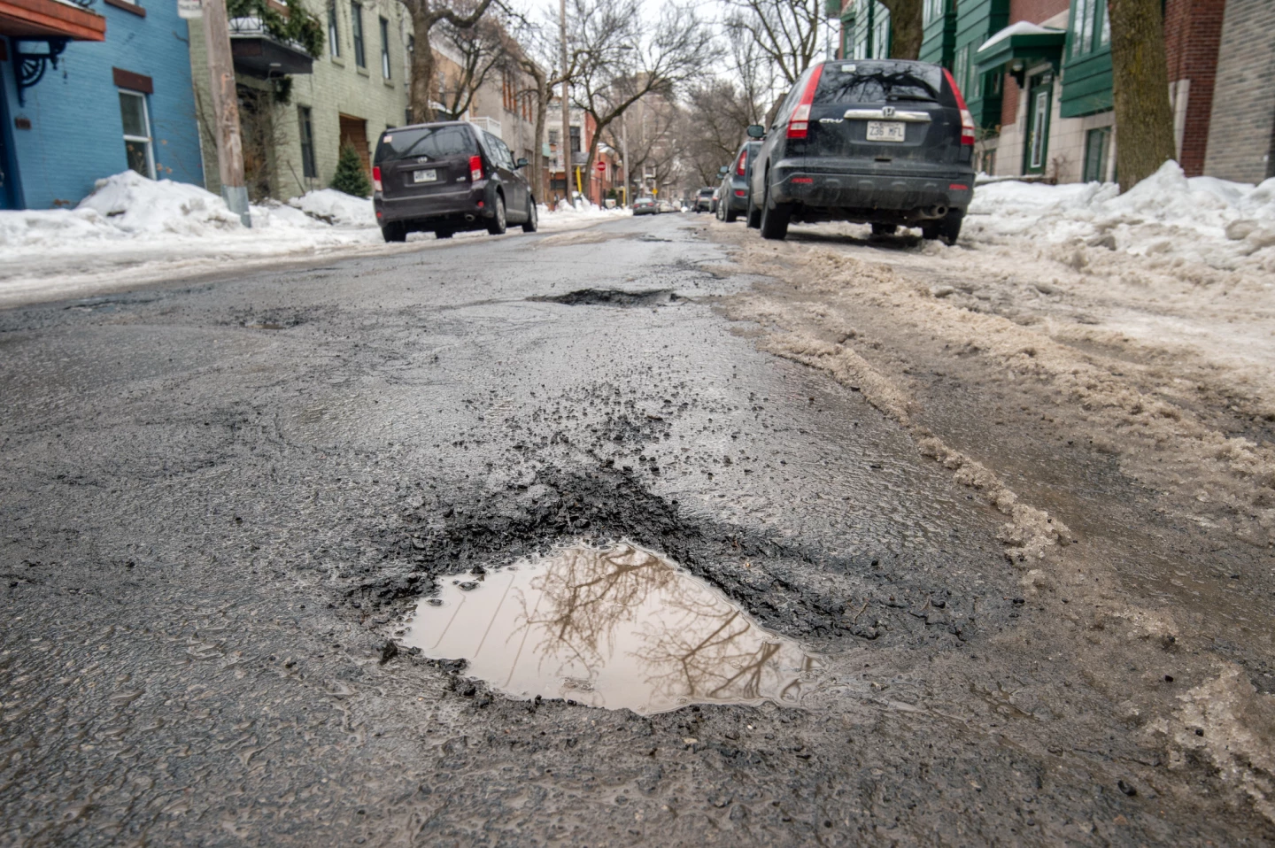 Salting can cause deterioration of road surfaces