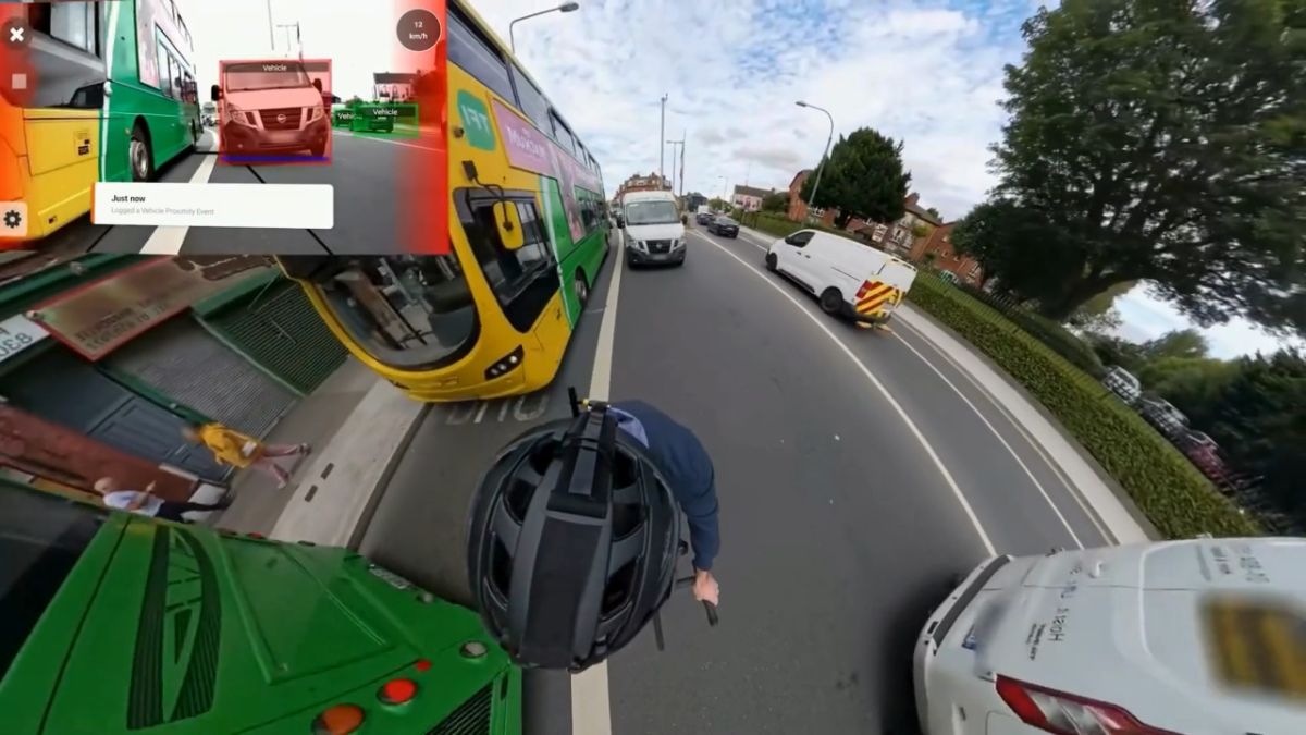City biking can be hella scary, but this AI camera has your back
