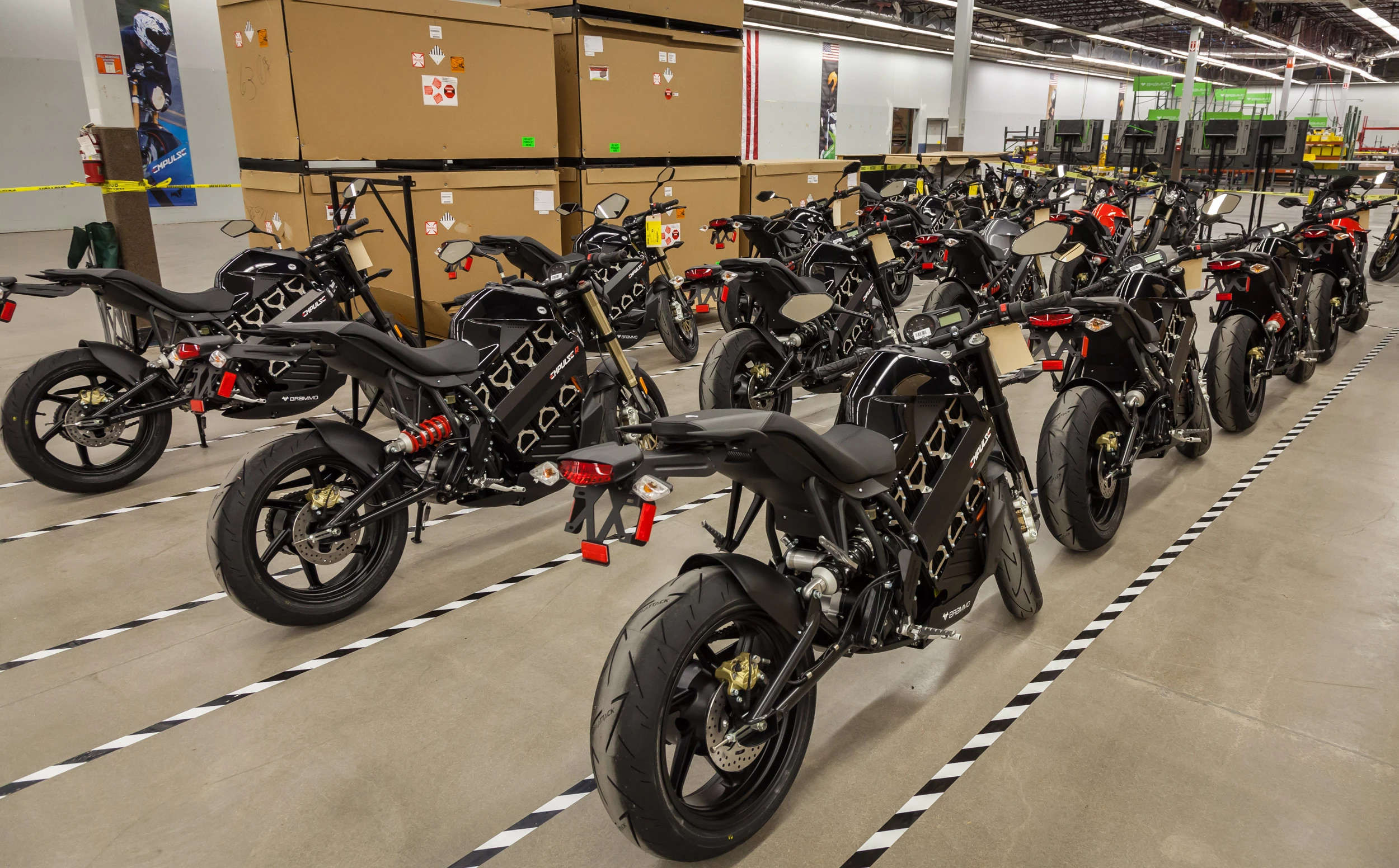 Brammo’s new 100,000 sq ft campus in Southern Oregon is home to the world’s largest electric motorcycle facility