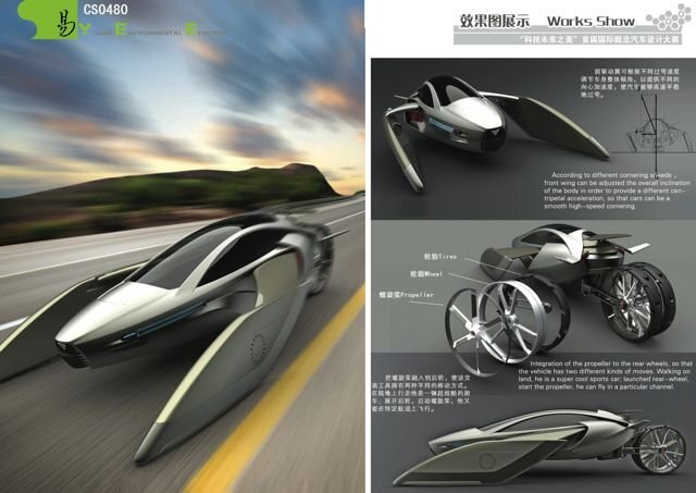 The YEE flying car concept