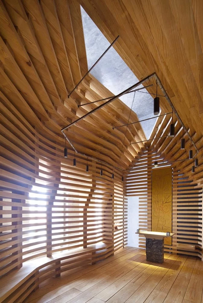 Religious category winner: Chapel Tree of Life, Conciliar Seminary of St. James, Braga, Portugal (Photo: Nelson Garrido)