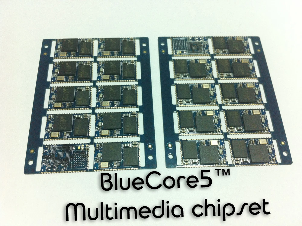 The TMI Stereo Speaker features a new chip that allows for 3-way Bluetooth audio connection